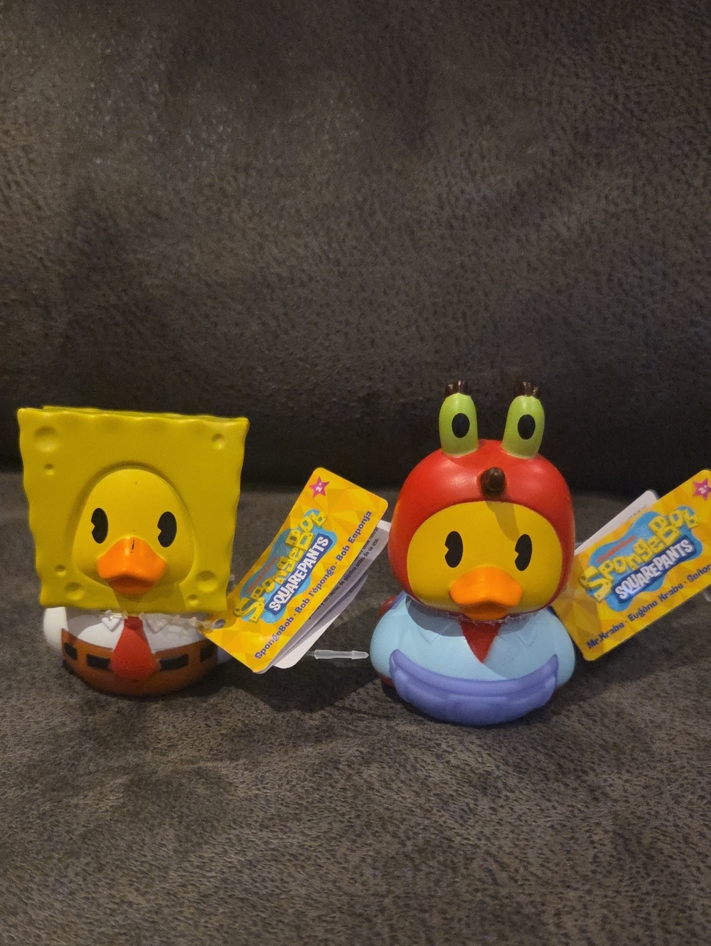 SpongeBob SquarePants Duckalooz Rubber Duck Set - Spongebob And Mr. Krabs